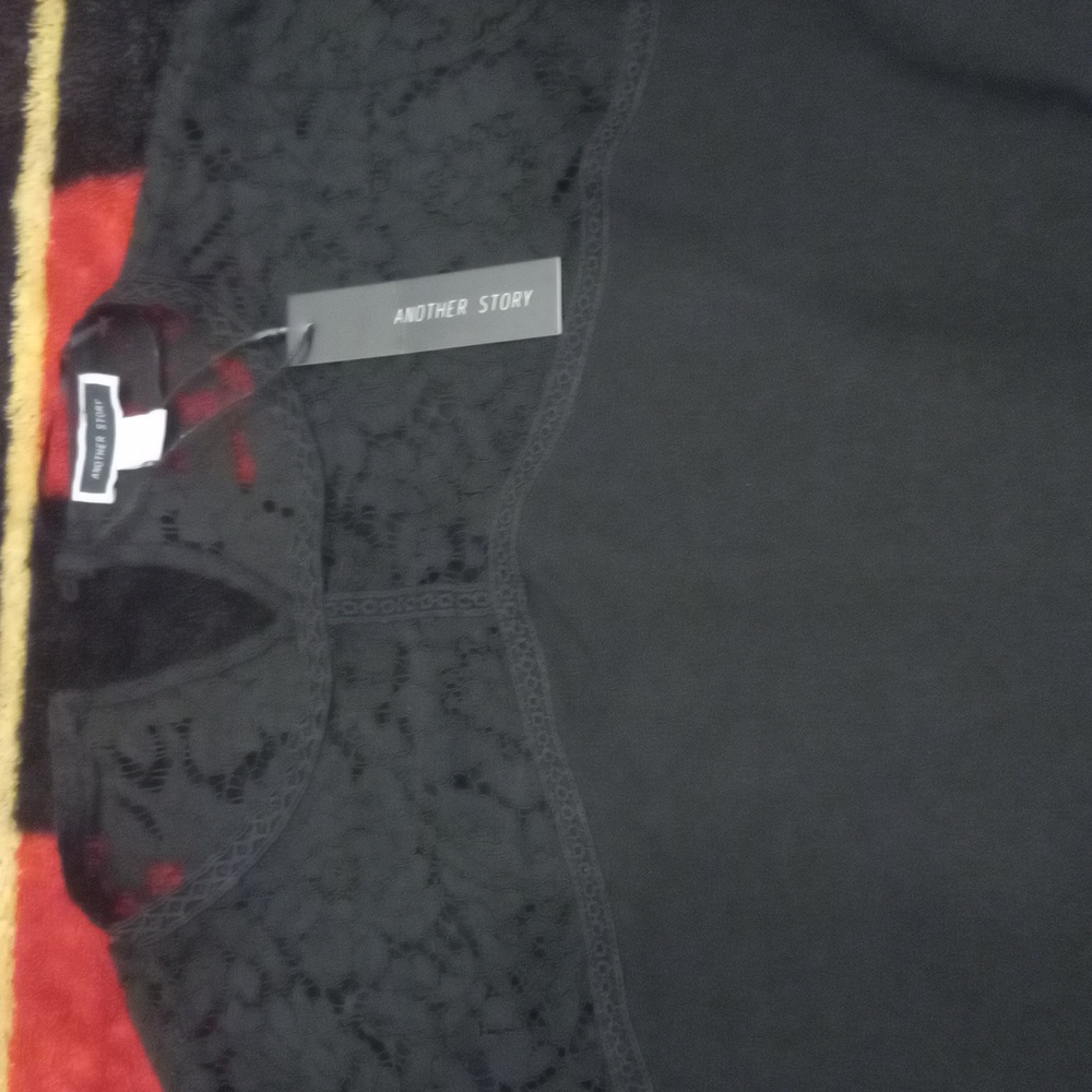 Another Story Black Long Sleeve Dress with Ruffle Hem - Picture 3 of 9